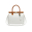Bolso piel vacuno diseño vintage white